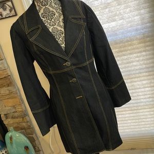 Bisou Bisou Long Denim Jacket